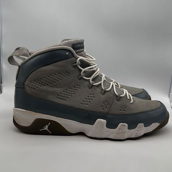 2012 NIKE AIR JORDAN‎ IX 9 RETRO COOL GREY WHITE CHARCOAL 302370-015 Size 13.5